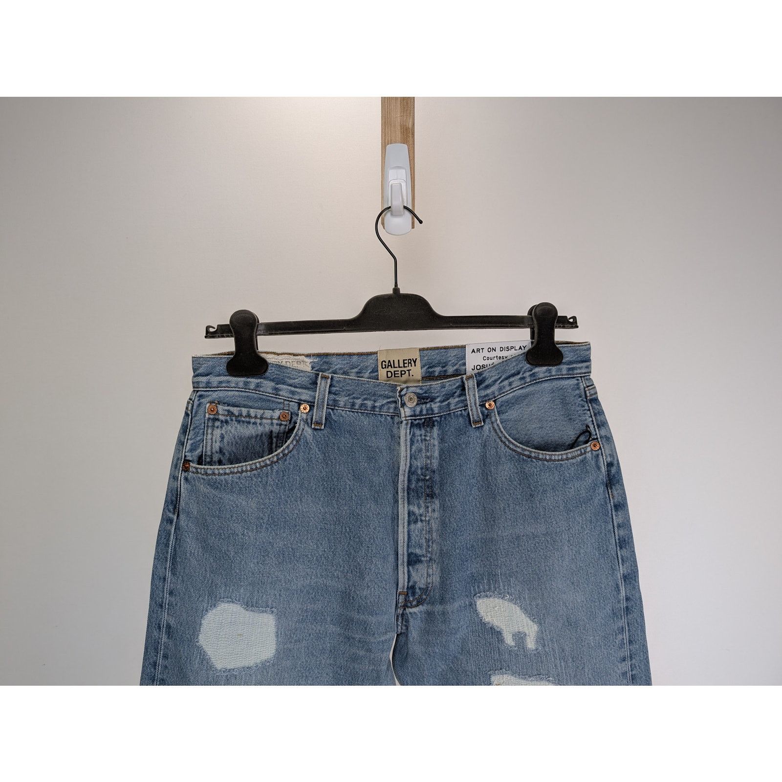Gallery Dept. o1rshd1 Ranger Dept Cut Denim Jean in Blue Size US 33 - 3 Thumbnail