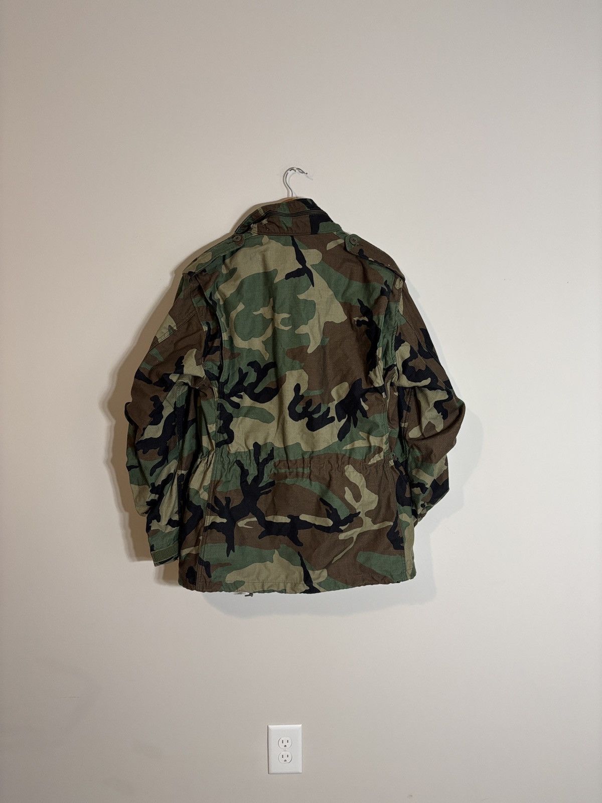 Vintage Vtg US Air Force Cold Weather Field Coat Woodland Camo M-65 Size US M / EU 48-50 / 2 - 4 Thumbnail