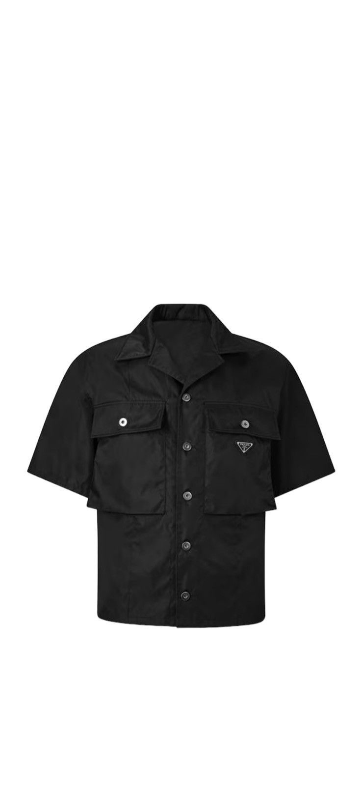 image of Prada Re-Nylon Shirt in Black, Men's (Size XL)