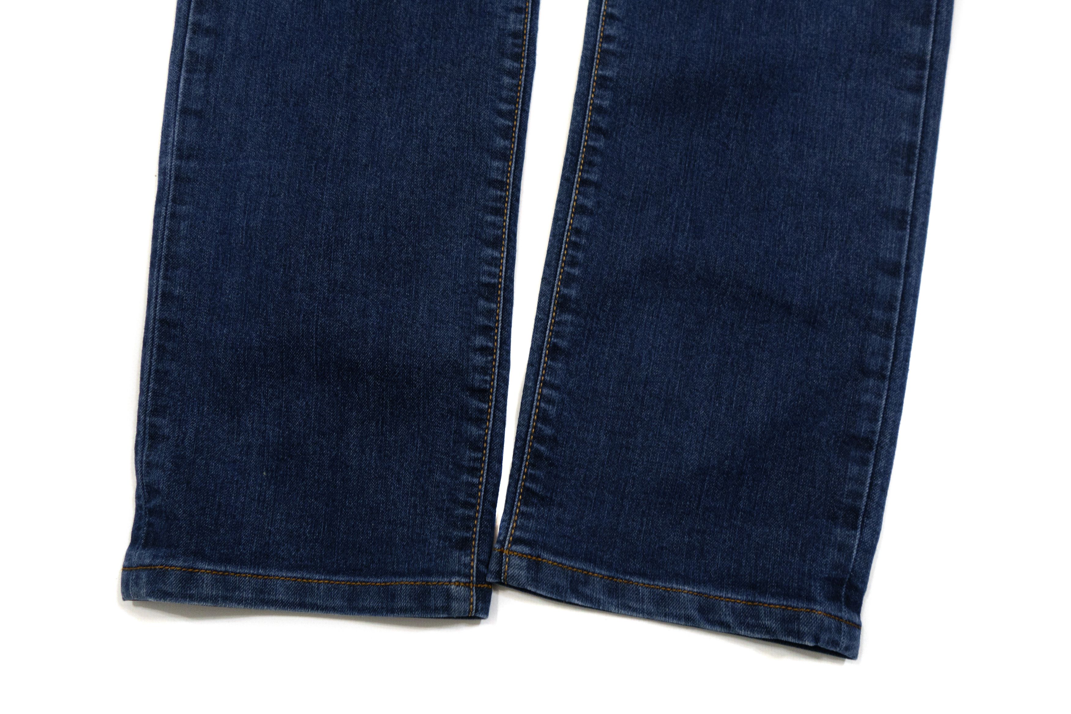 Dirk Bikkembergs Logo Slim Fit Dark Stretch Jeans Size US 31 - 5 Thumbnail