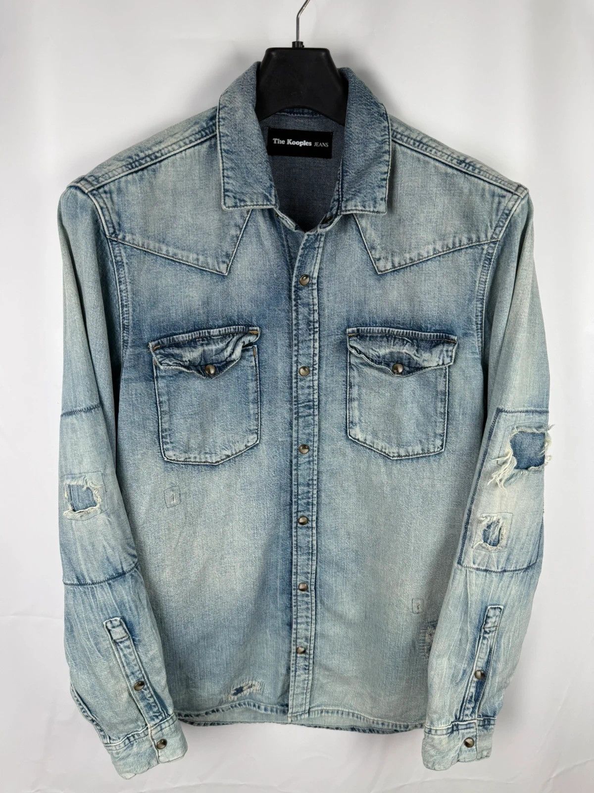The Kooples The Kooples Jeans Shirt Distressed Men size S Size US S / EU 44-46 / 1 - 2 Thumbnail