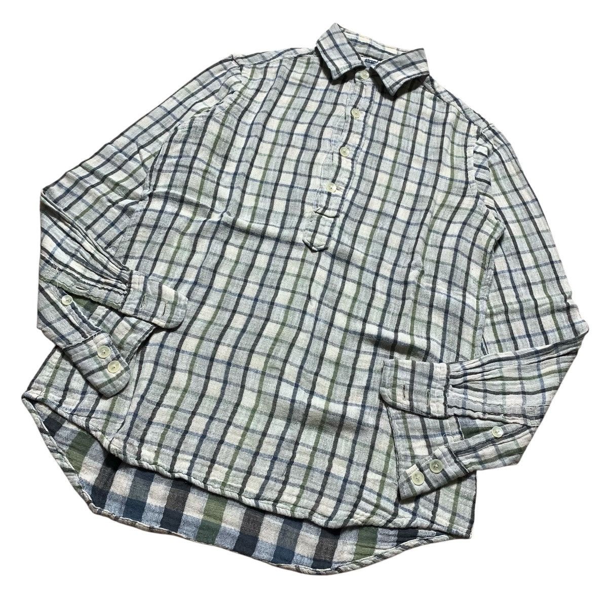 Japanese Brand 45rpm Half Button Shirt Japanese Brand Size US S / EU 44-46 / 1 - 5 Thumbnail