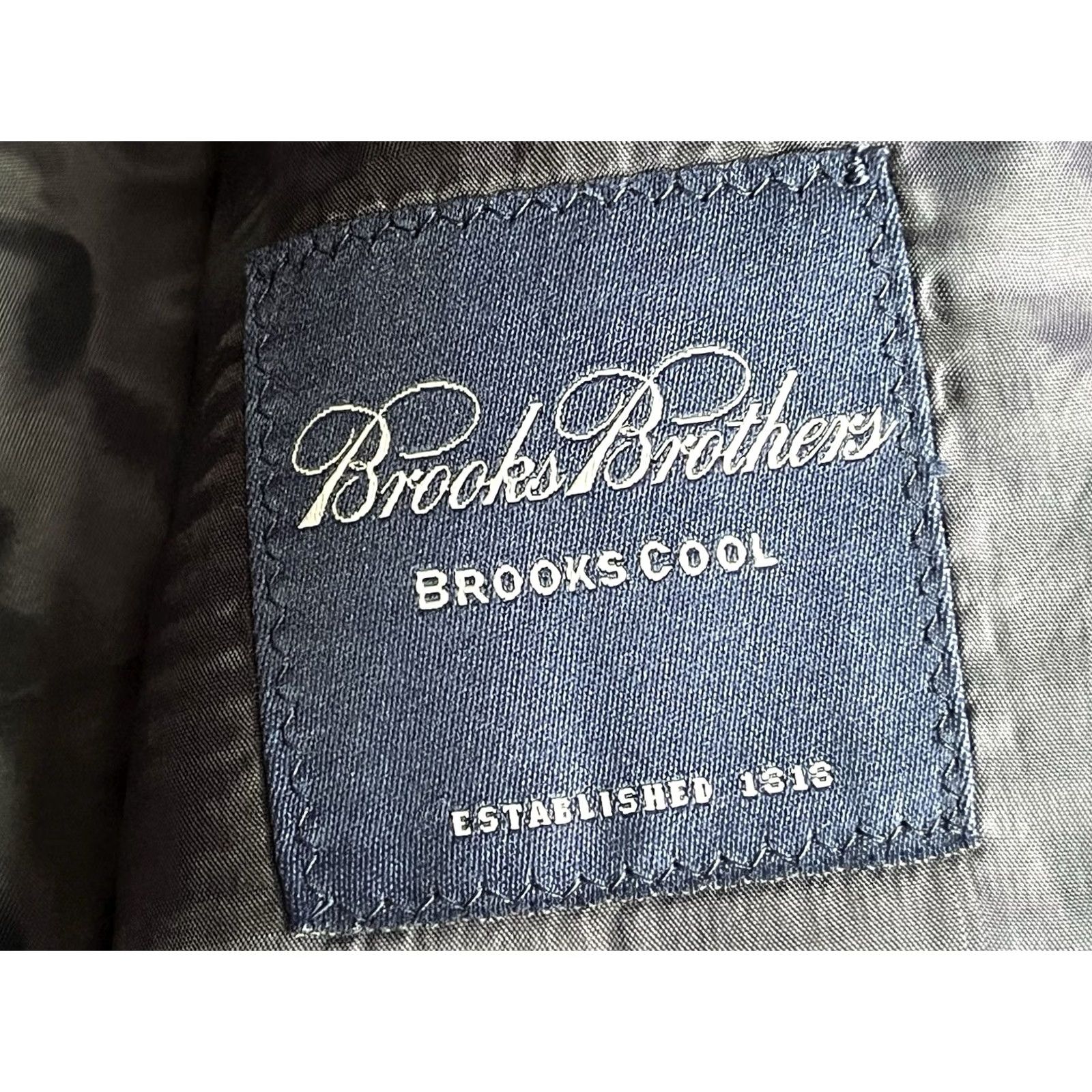 Brooks Brothers VINTAGE Brooks Brothers Blue Wool Blend Blazer Men's Size 42R Size 42R - 7 Thumbnail