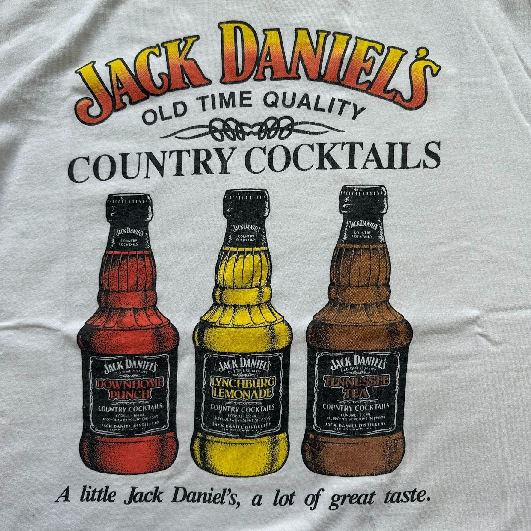 Vintage Vintage 90s Jack Daniel's Whiskey Country Cocktails T-Shirt Size US XL / EU 56 / 4 - 2 Thumbnail