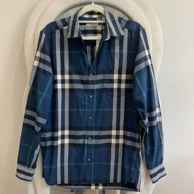 Burberry Burberry Colorful Cotton Long Sleeve Shirt for Men Size US M / EU 48-50 / 2 - 1 Thumbnail