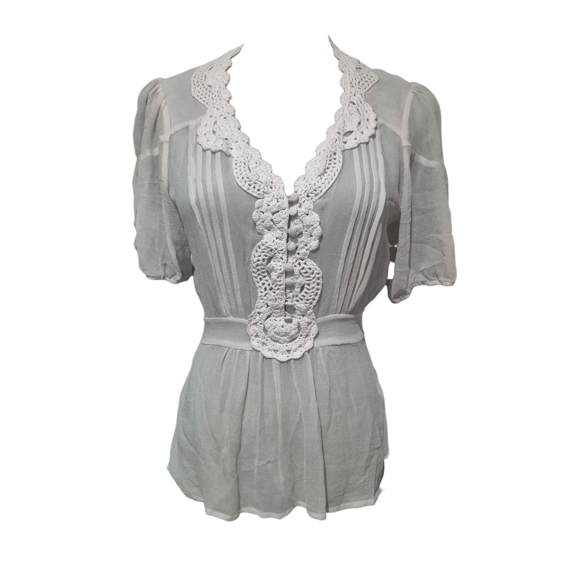 Bcbgmaxazria Chiffon silk top Size M / US 6-8 / IT 42-44 - 1 Thumbnail