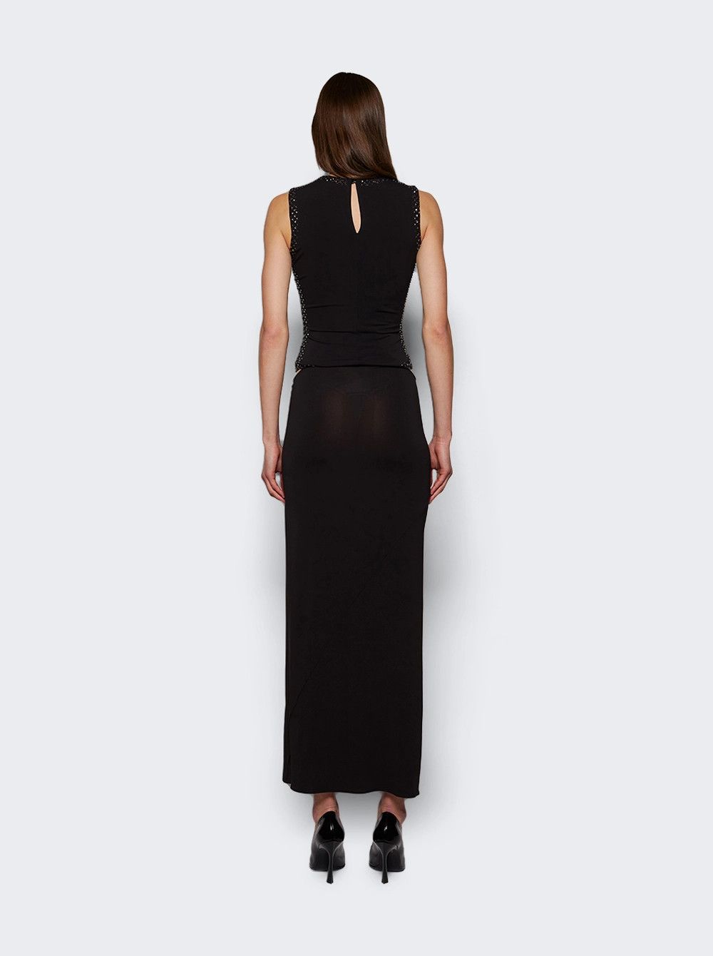 The Attico o1mle0526 Midi Dress in Black Size M / US 6-8 / IT 42-44 - 5 Thumbnail
