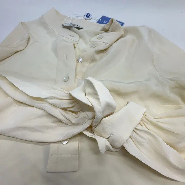 Lanvin Lanvin Casual Solid Long Sleeve Shirt -2507 Size US S / EU 44-46 / 1 - 7 Thumbnail