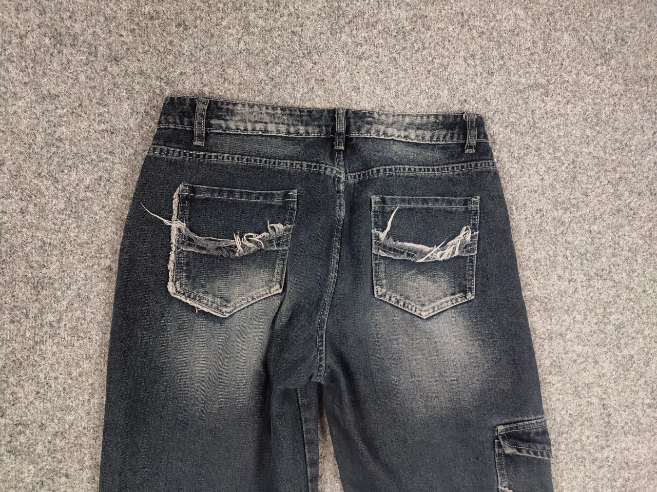 If Six Was Nine Vtg Japan If six was nine l.g.b Style Cargo Denim Jeans Size US 32 / EU 48 - 10 Thumbnail