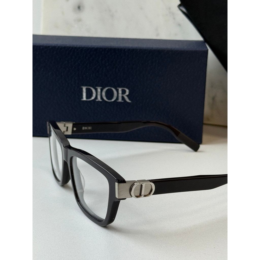 Dior NEW Dior CDIconO S1I Unisex Eyeglasses Frames in Black Size ONE SIZE - 5 Thumbnail