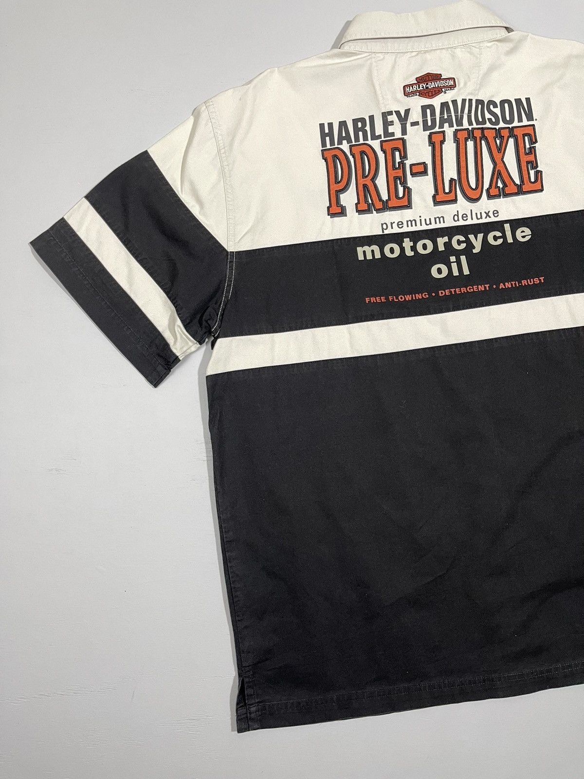 Harley Davidson 90s Vintage Harley Davidson Y2k Buttons Up Shirt Moto Style Size US L / EU 52-54 / 3 - 14 Thumbnail