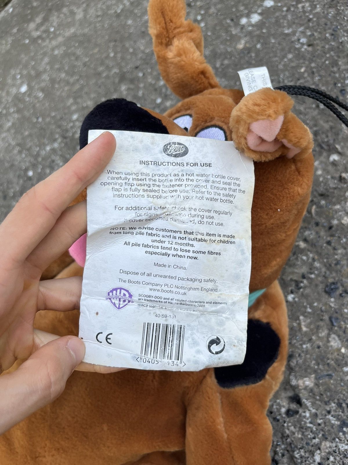 Cartoon Network Vintage 2000 Scooby-Doo Bag Plush Pillow y2k Size ONE SIZE - 7 Thumbnail