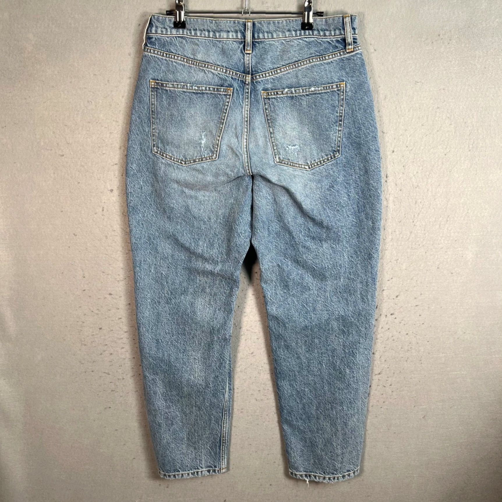 Boden Boden Womens Size 12 New Hercules Mid Rise Loose Fit Distressed Jeans Denim Size 34" / US 12 / IT 48 - 2 Thumbnail
