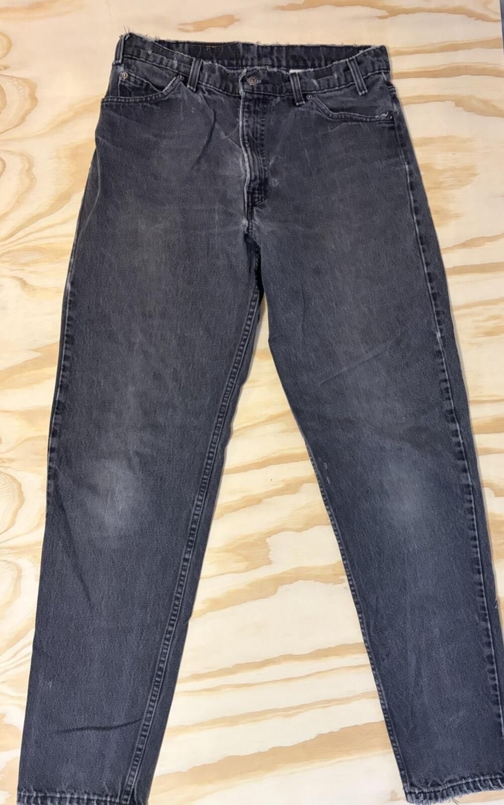 Levi's Levi Strauss Size34 550 Washed Black Vintage Denim Jeans Size US 34 / EU 50 - 3 Thumbnail