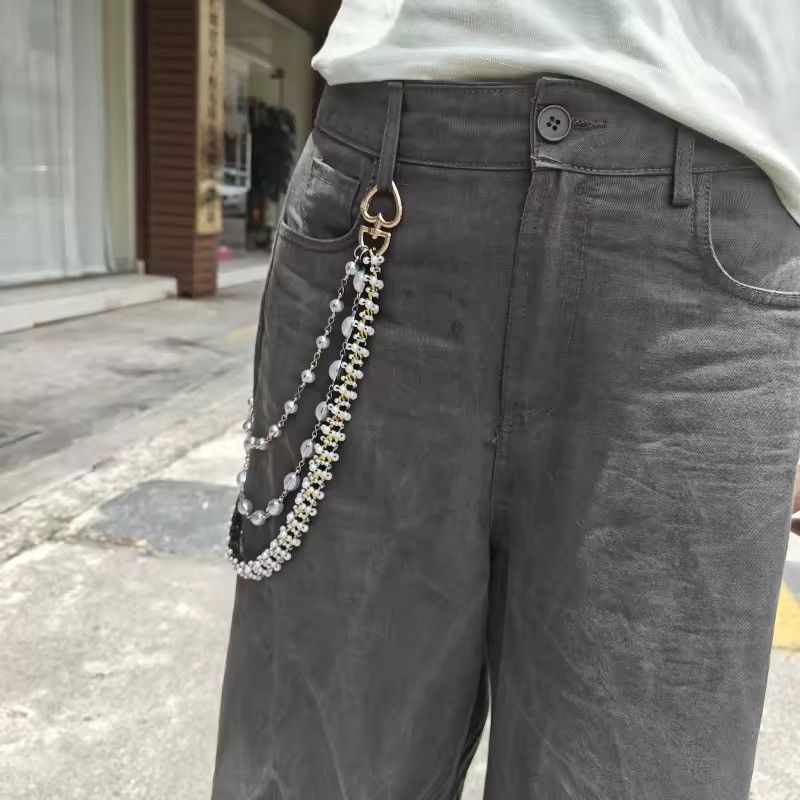 Other Multilayers Imitation Pearl Pants Chain Size ONE SIZE - 2 Thumbnail