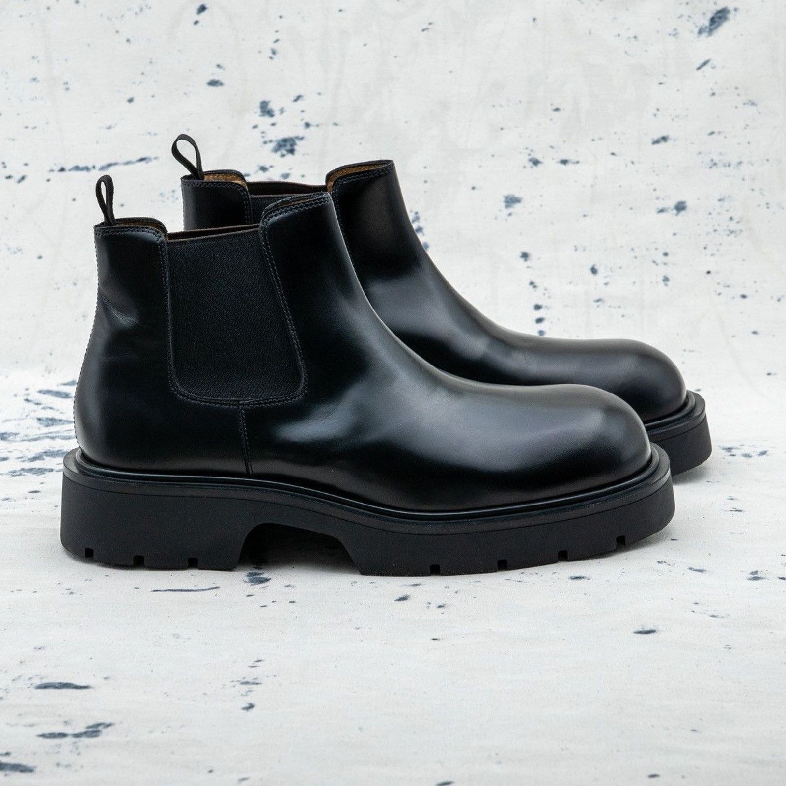 Sandro Sandro paris classic mens black leather chunky chelsea boots Size US 9 / EU 42 - 3 Thumbnail