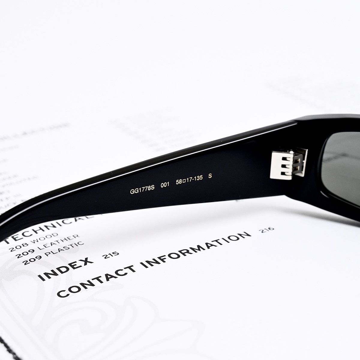 Gucci GUCCI GG1778S 001 SUNGLASSES Size ONE SIZE - 5 Thumbnail