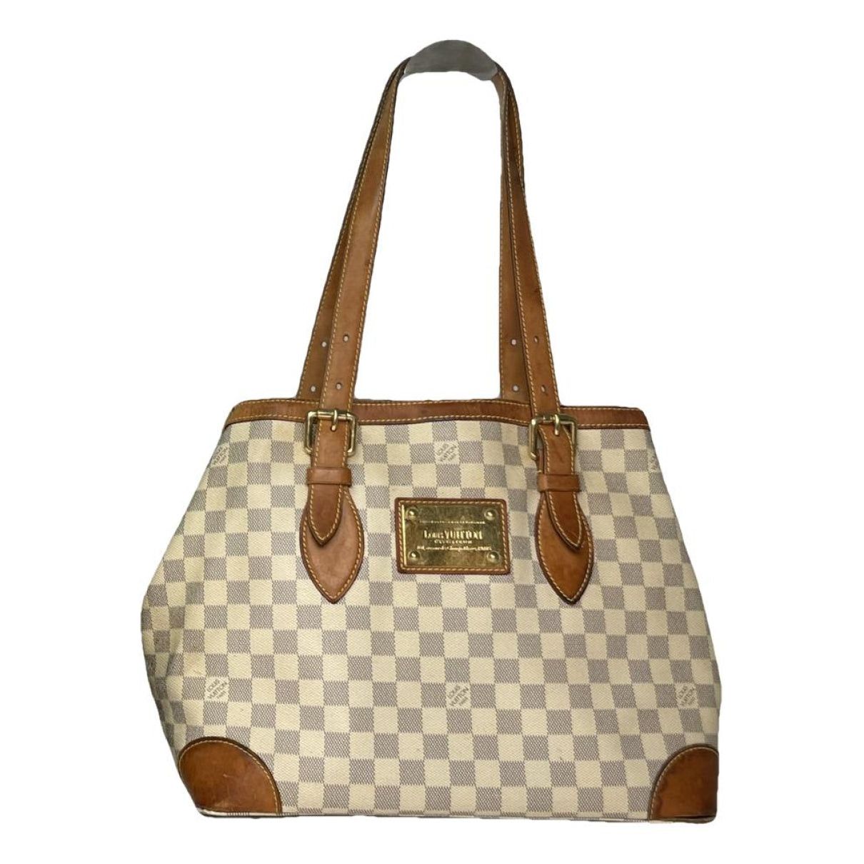 Louis Vuitton Hampstead White Leather Handbag Size ONE SIZE - 1 Thumbnail