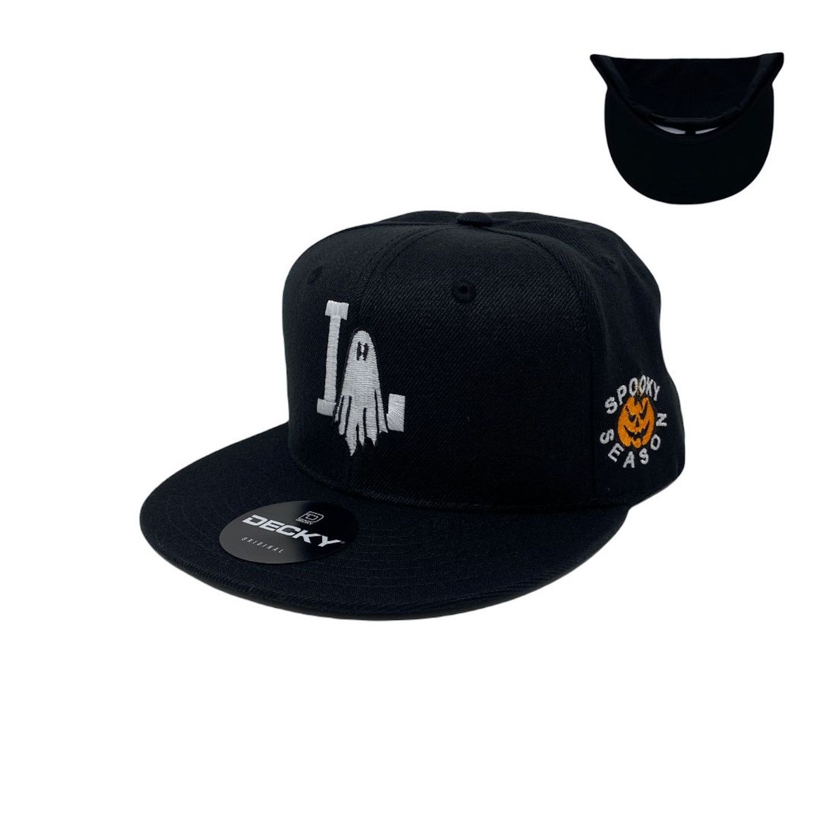 Other Los Angeles LA Ghost Halloween Snapback Hat All Black Size ONE SIZE - 1 Thumbnail