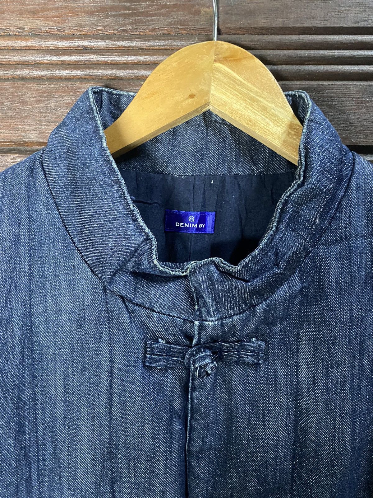 Denim & Co. × Japanese Brand Mohom Manderin Denim Jacket Size US M / EU 48-50 / 2 - 8 Thumbnail