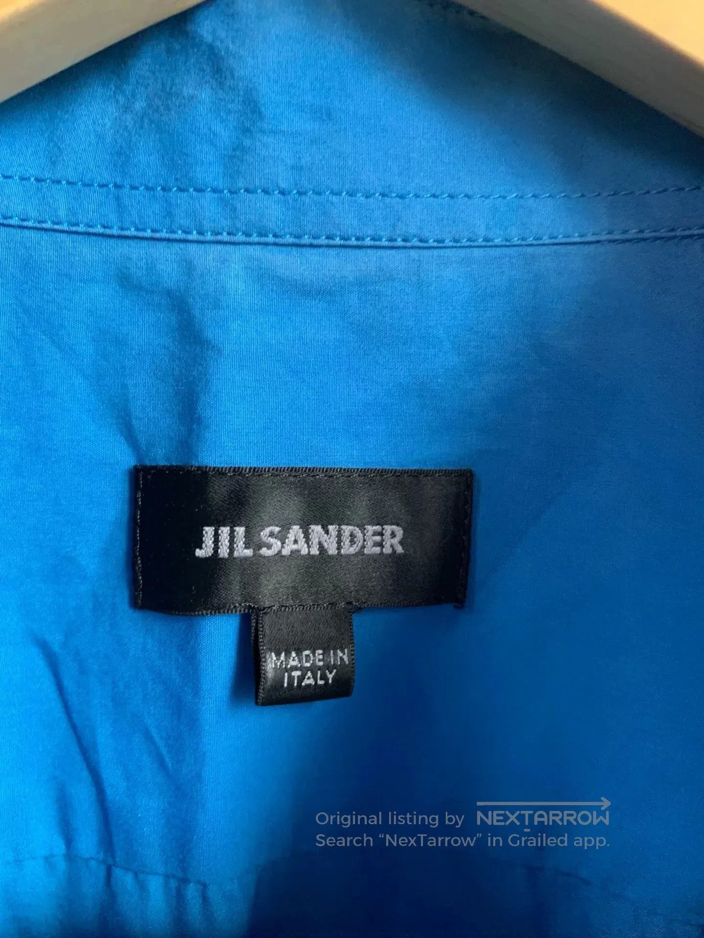 Jil Sander Jil Sander Blue Cargo Pocket Shirt. Size US XL / EU 56 / 4 - 3 Thumbnail