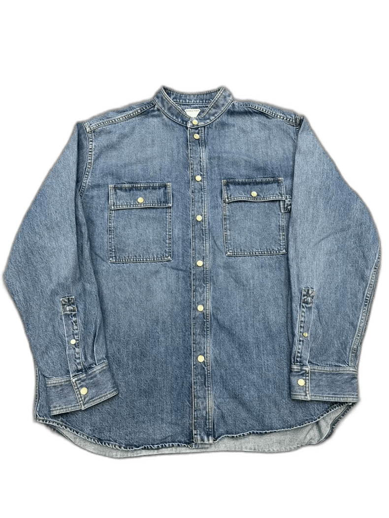 Bottega Veneta BV New Washed Denim Shirt Jacket Size US L / EU 52-54 / 3 - 1 Thumbnail
