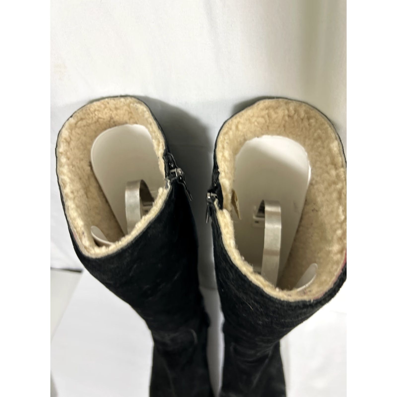 Ugg VINTAGE UGG BROOME BLACK SUEDE TALL BOOTS WOMEN USA 7 F8009G Size US 7 / IT 37 - 7 Thumbnail