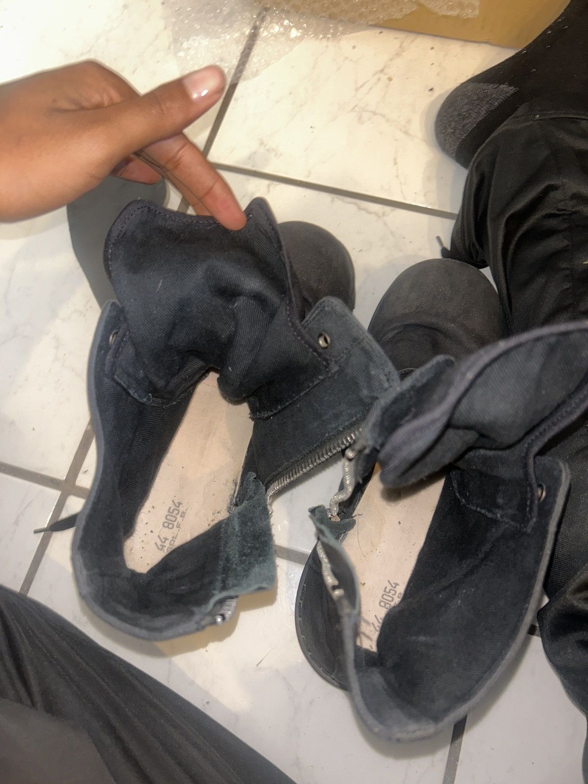 Rick Owens Drkshdw Rick owens canvas megatooths Size US 11 / EU 44 - 7 Thumbnail