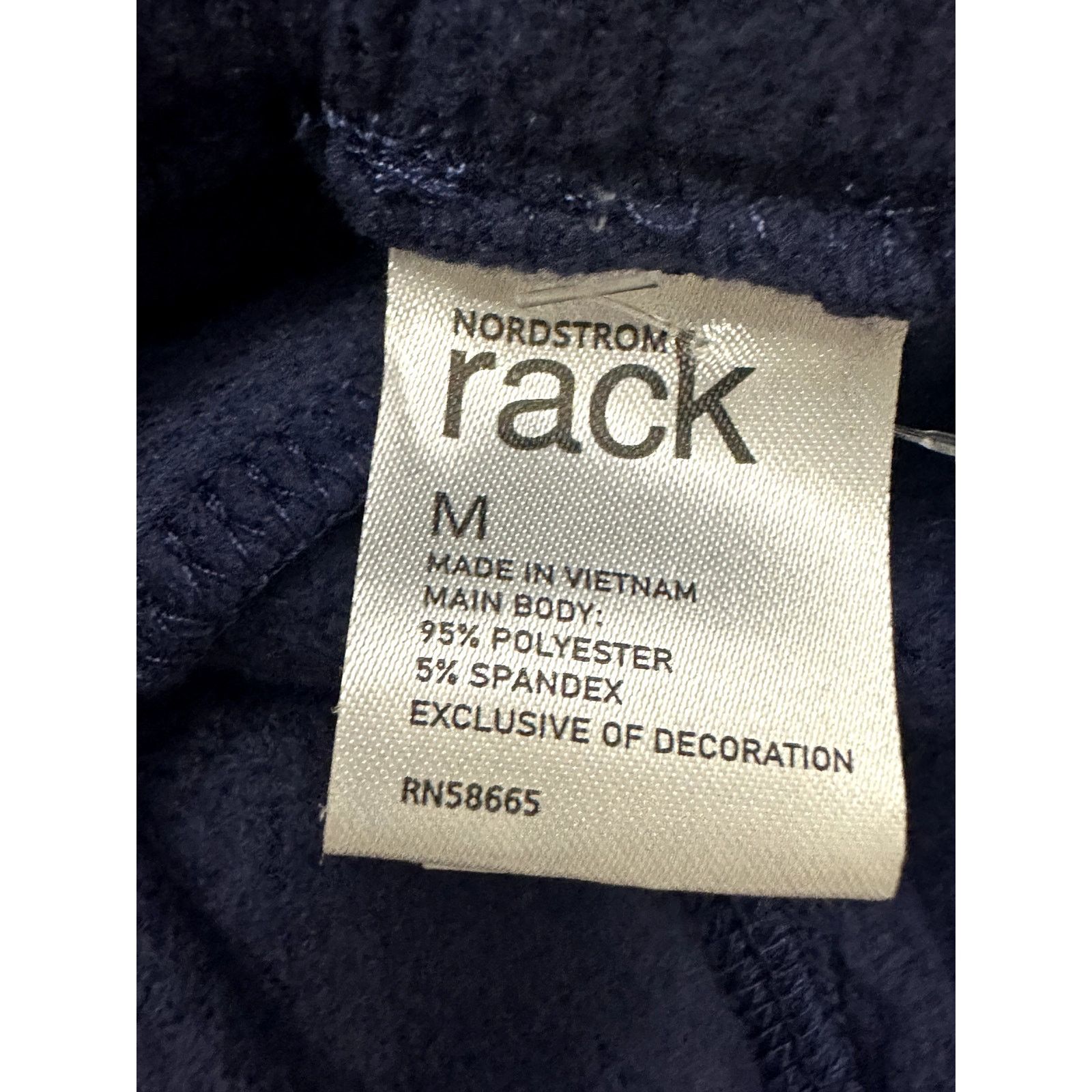 Nordstrom Nordstrom Rack Lounge Pants Fleece Drawstring Relaxed Blue M Size 30" / US 8 / IT 44 - 7 Thumbnail