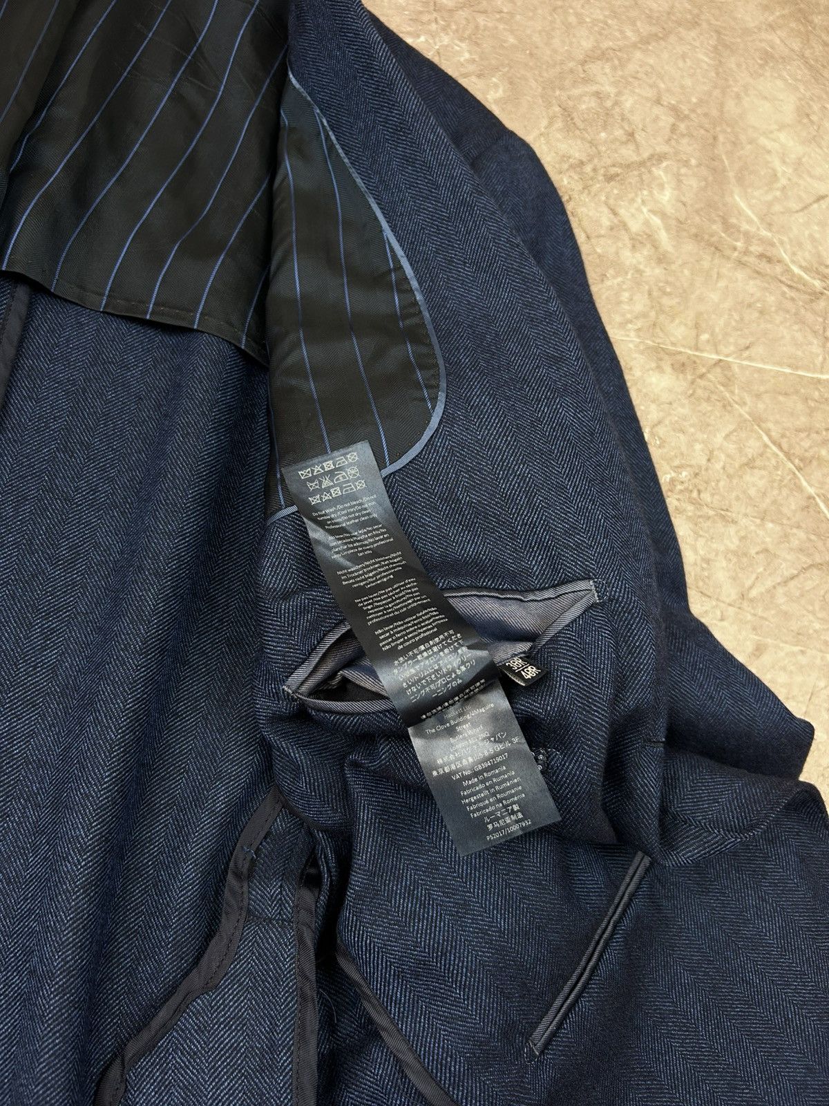 Hackett Hackett London Wool Blazer Size 48R - 7 Thumbnail