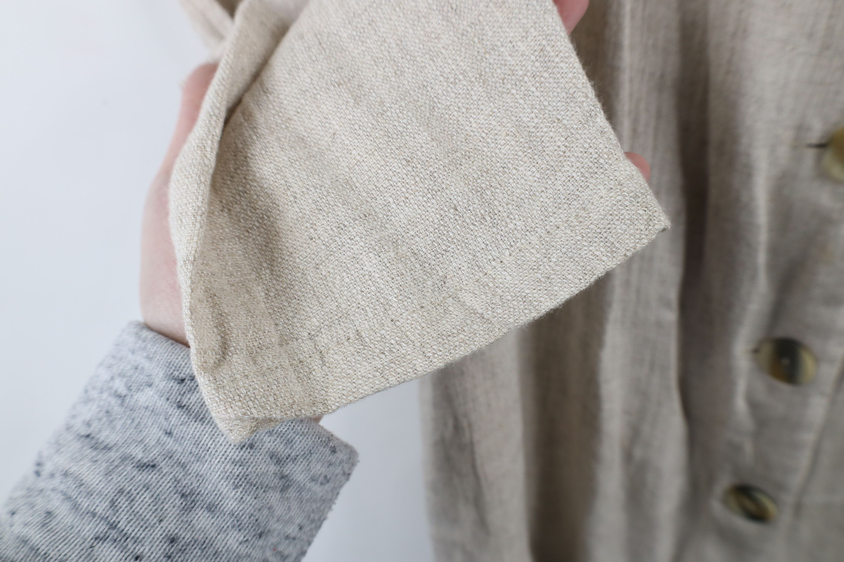 Vintage Vintage 90s Lagenlook Linen Blend Button Jacket Tunic USA Size XL / US 12-14 / IT 48-50 - 8 Thumbnail