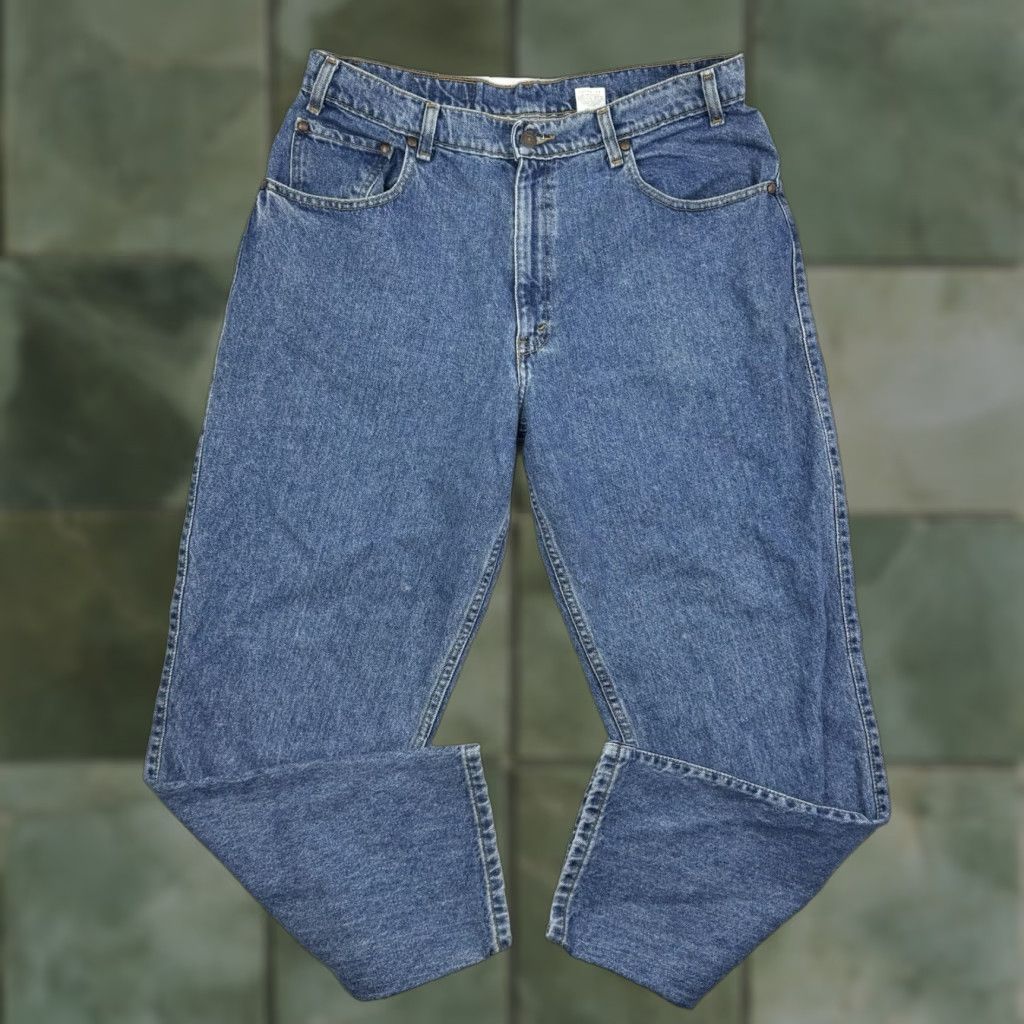 Levi's Vintage Levis 545 Loose Fit Jeans Adult 36x30 Blue Grunge Y2K 90s Brown Tab Size US 36 / EU 52 - 1 Thumbnail