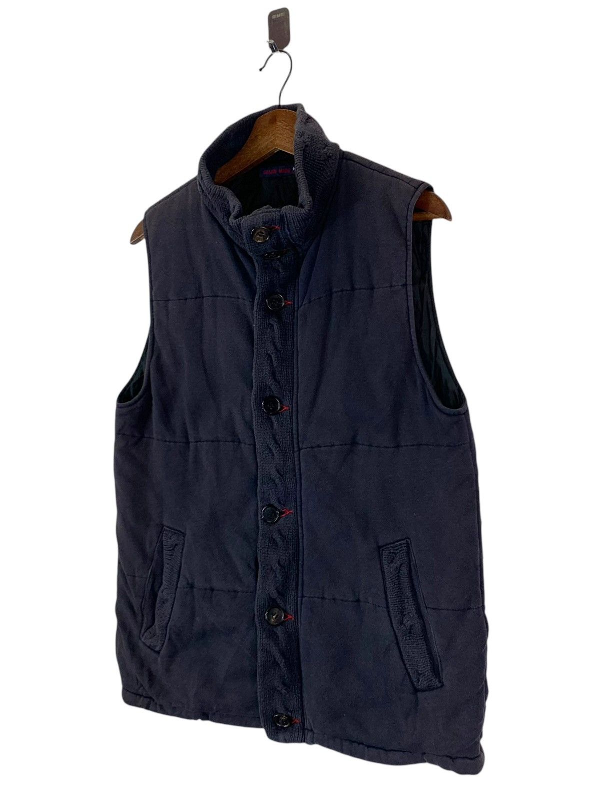 Indigo × Japanese Brand × Vintage VINTAGE GAIJIN MADE INDIGO VEST JACKET Size US M / EU 48-50 / 2 - 2 Thumbnail