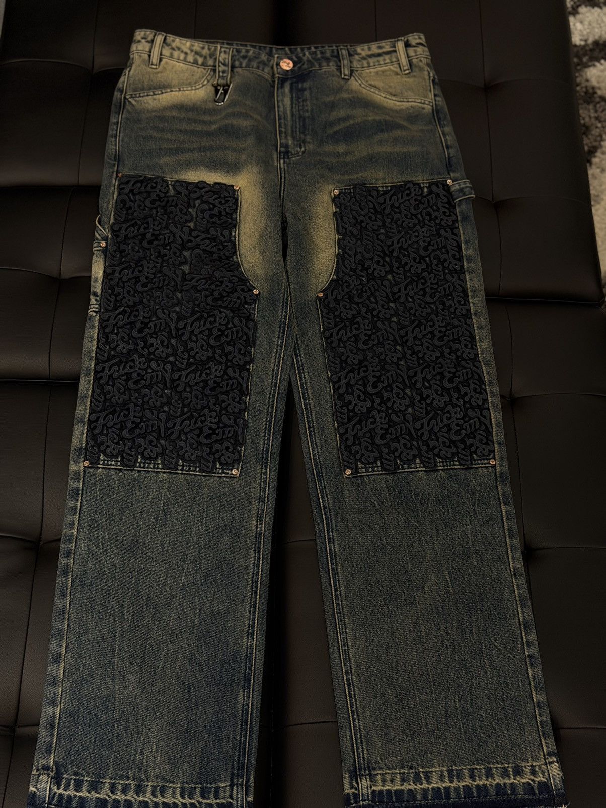 Other Fuck EM Denim Pants Dark Blue Size (36) Size US 36 / EU 52 - 6 Thumbnail