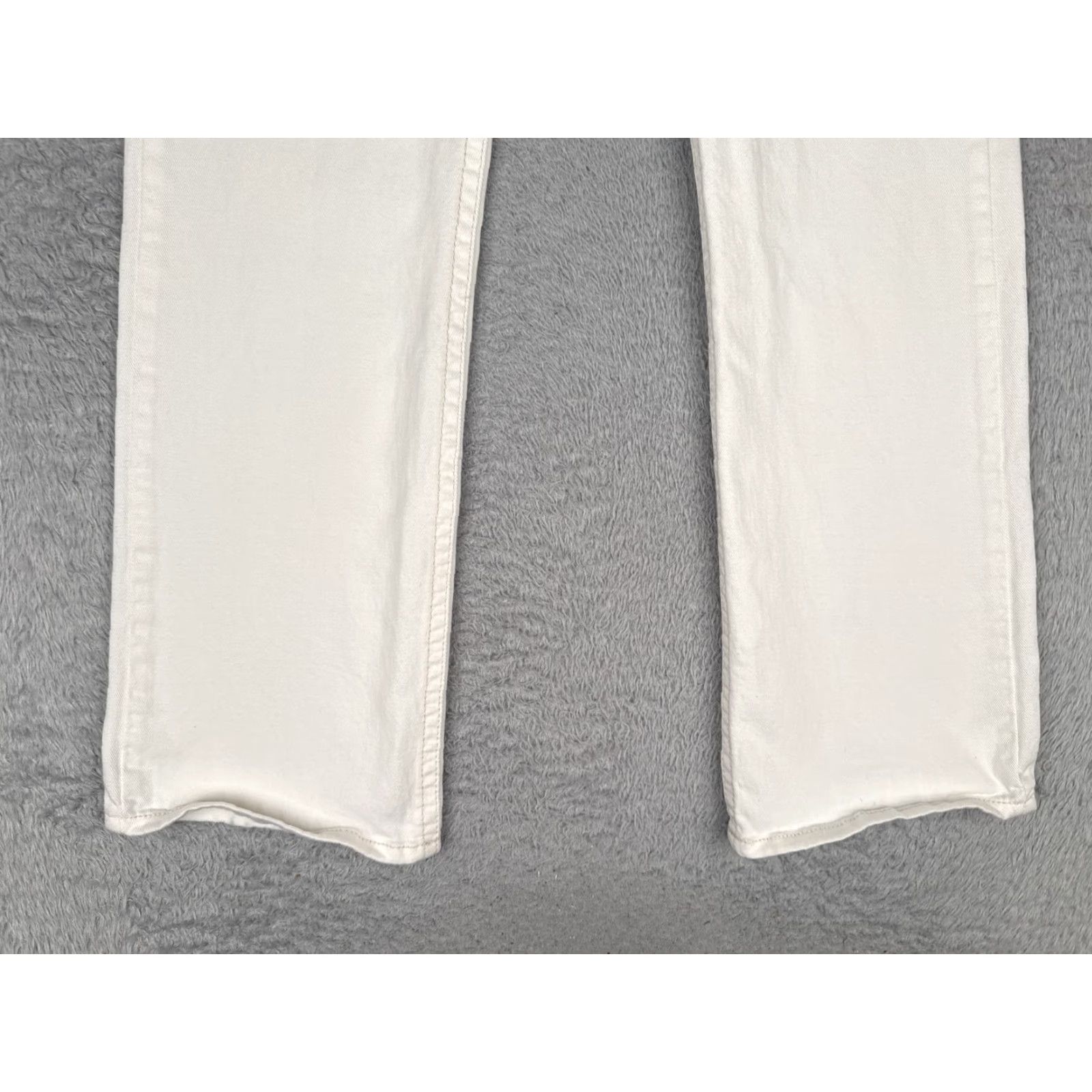 Vintage LEI Jeans Bootcut Juniors 13 Regular White Ashley Low Rise Slim Bootcut 31x31 Women Size 34" / US 12 / IT 48 - 2 Thumbnail