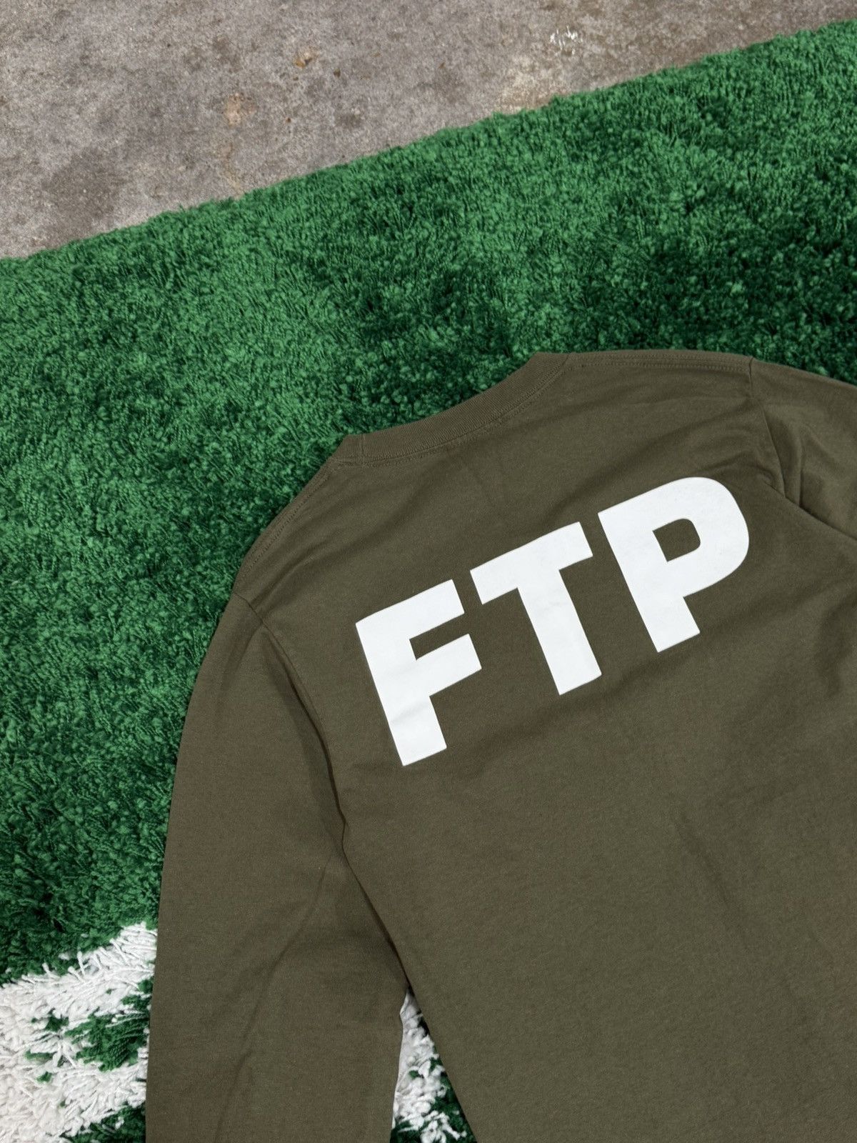 Fuck The Population Fuck The Population FTP Logo L/S Tee Olive Green FW20 Small Size US S / EU 44-46 / 1 - 2 Thumbnail