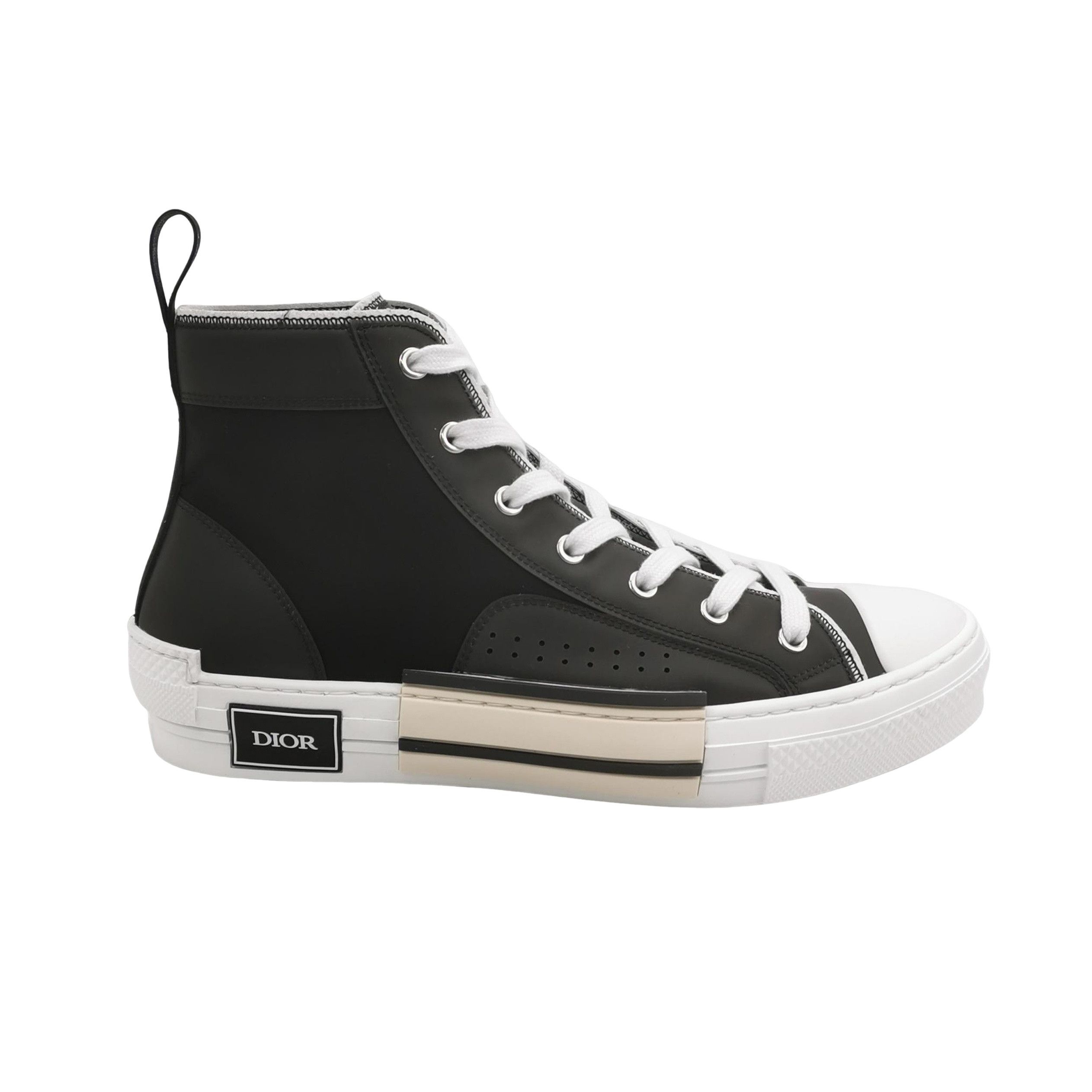 Dior Dior B23 Black Nylon High Top Sneakers EU 42.5 Size US 9 / EU 42 - 1 Thumbnail