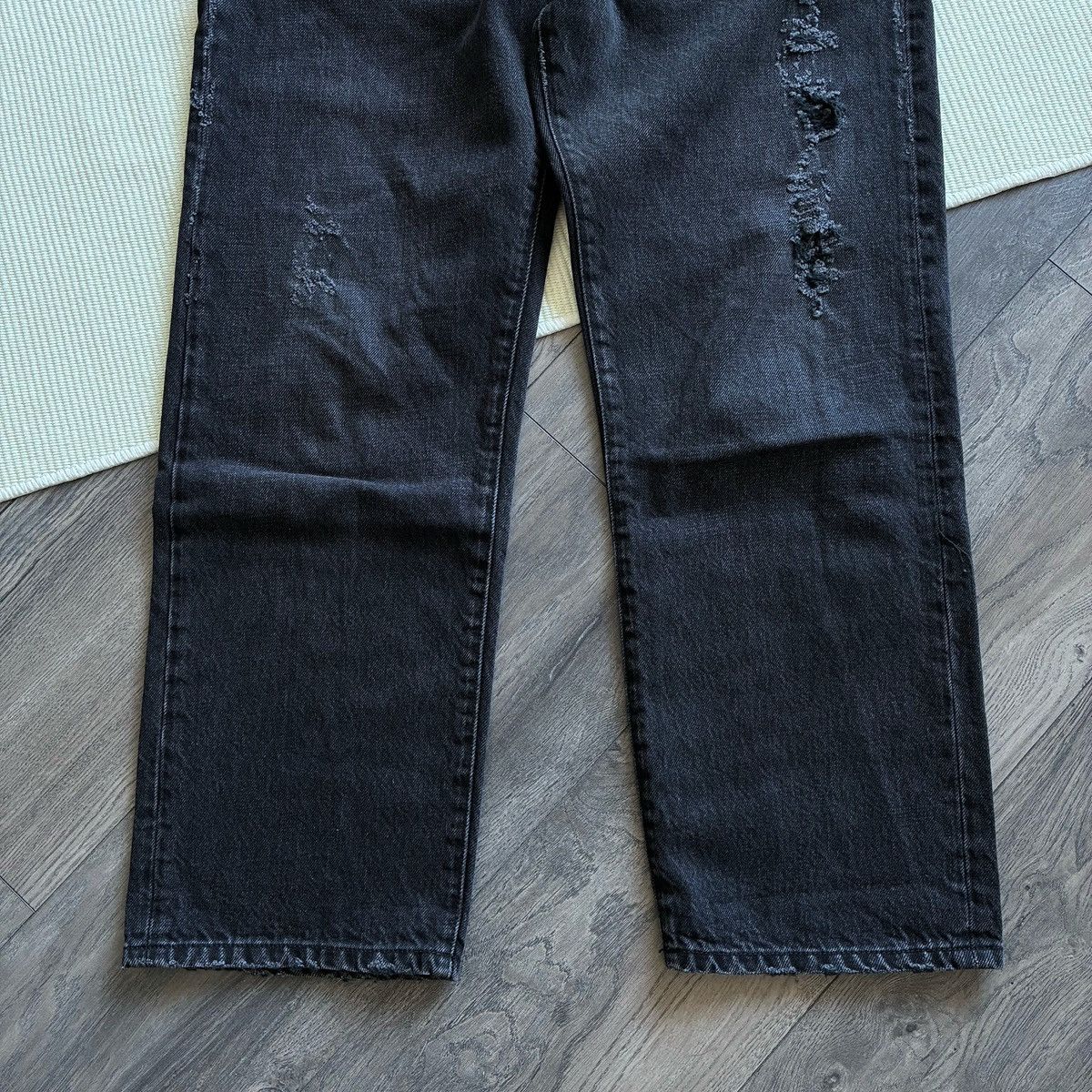 R13 R13 High-Rise Lace-up Back Washed Black Jeans Size 27" / US 4 / IT 40 - 5 Thumbnail