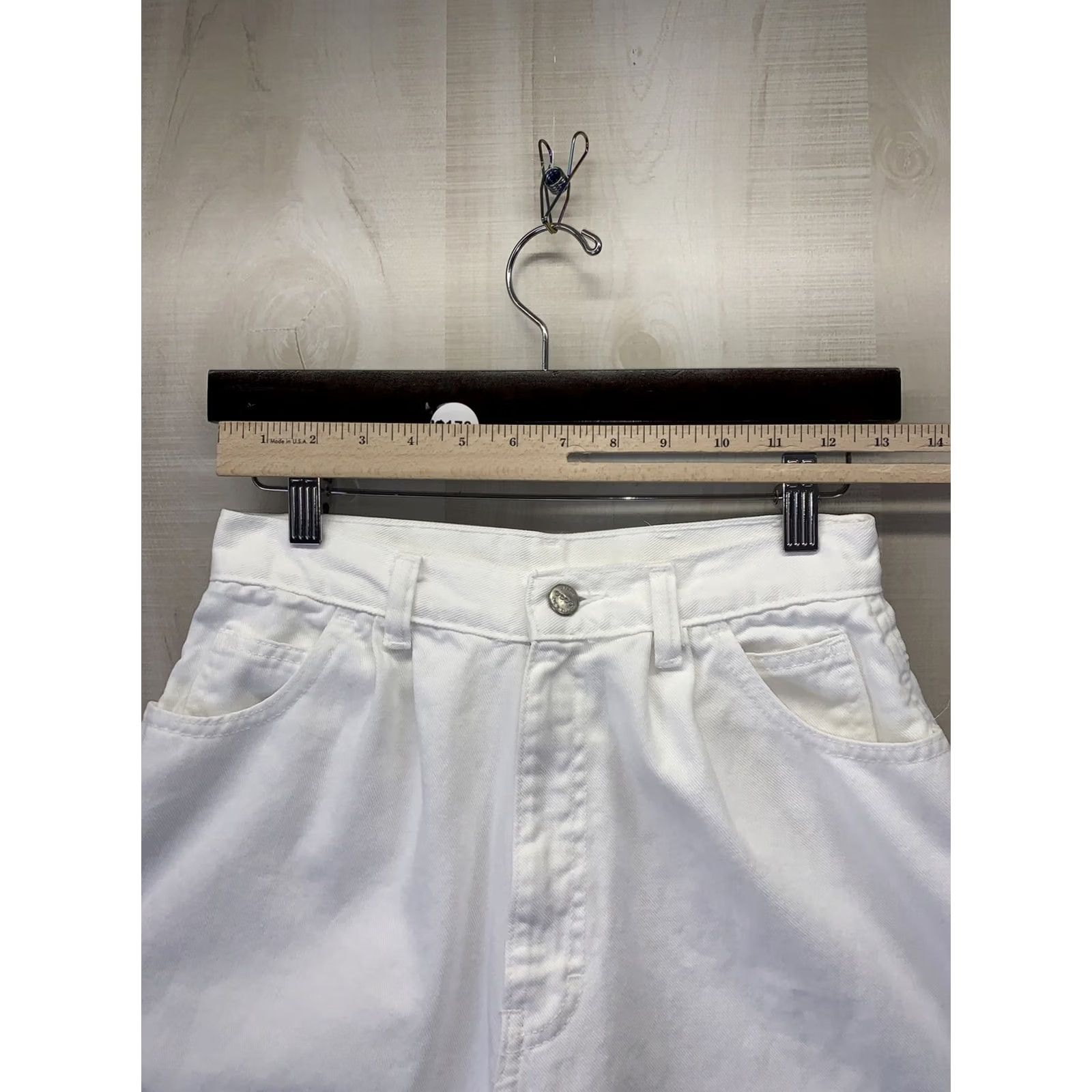 Vintage VINTAGE Sasson White Mom Jeans High Rise Size 8 USA Made Womens 90s Denim Room-10173 Size 30" / US 8 / IT 44 - 2 Thumbnail