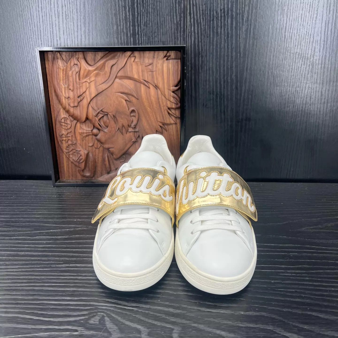 Gucci Gucci White Platinum Buckle Sneakers EUR35 Boxed Like New Size US 4.5 / IT 34.5 - 4 Thumbnail