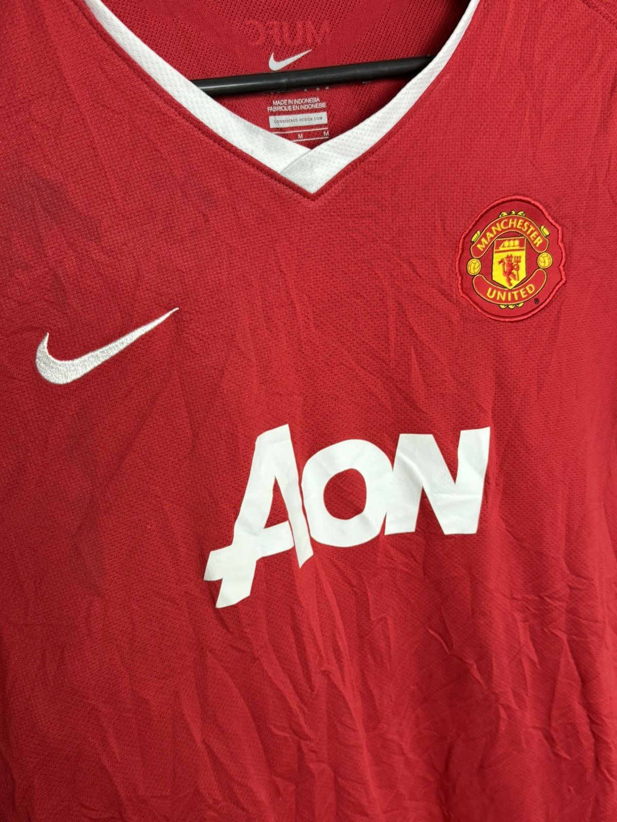 Nike Manchester United 10/11 Home Giggs Football Jersey T-Shirt Size M / US 6-8 / IT 42-44 - 4 Thumbnail