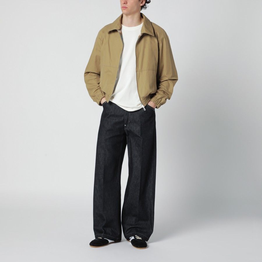 Dries Van Noten o1d2blof0226 Cotton Blend Zip-Up Jacket in Beige Size US M / EU 48-50 / 2 - 7 Thumbnail