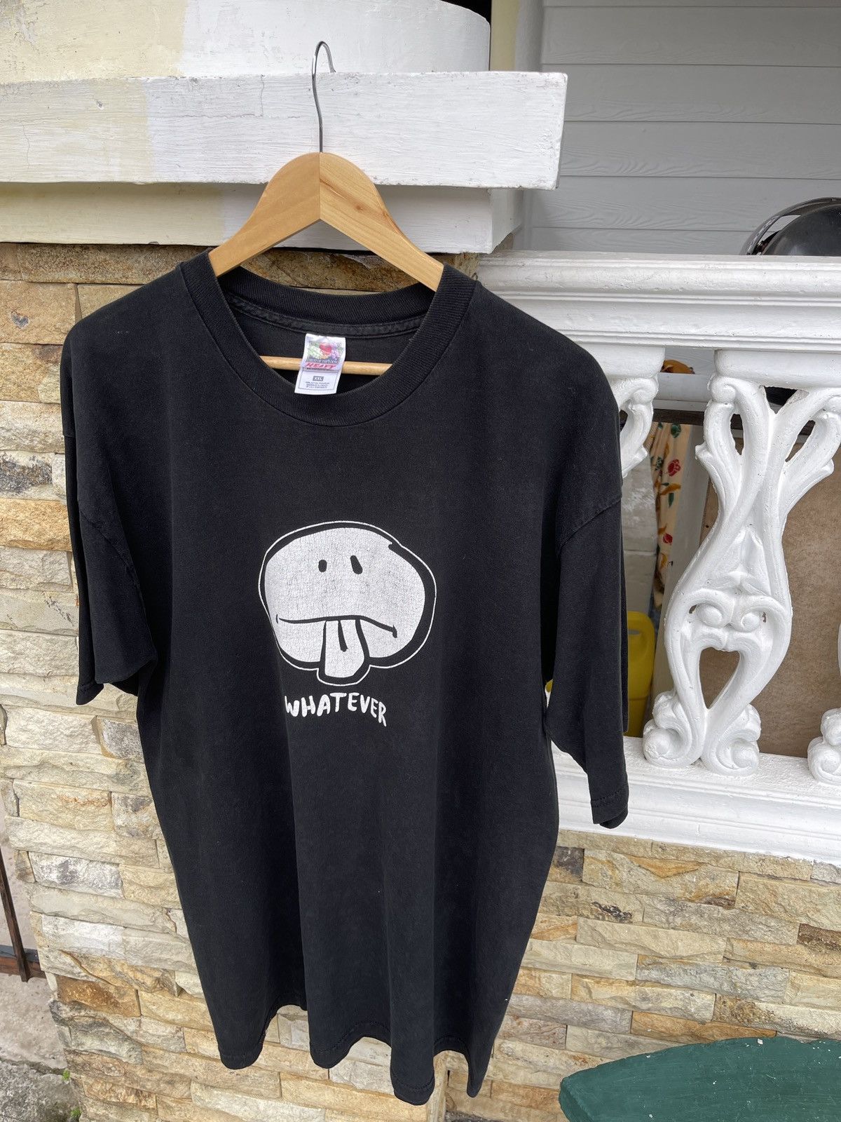Vintage Last Drop🔥Sun Faded🔥Vintage 90s Whatever Humor Tee Size US XXL / EU 58 / 5 - 4 Thumbnail