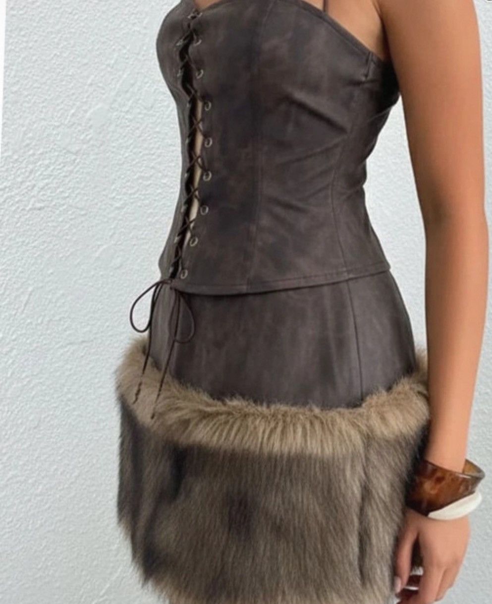Other Ensemble corset lacé and mini skirt grunge M Size M / US 6-8 / IT 42-44 - 3 Thumbnail