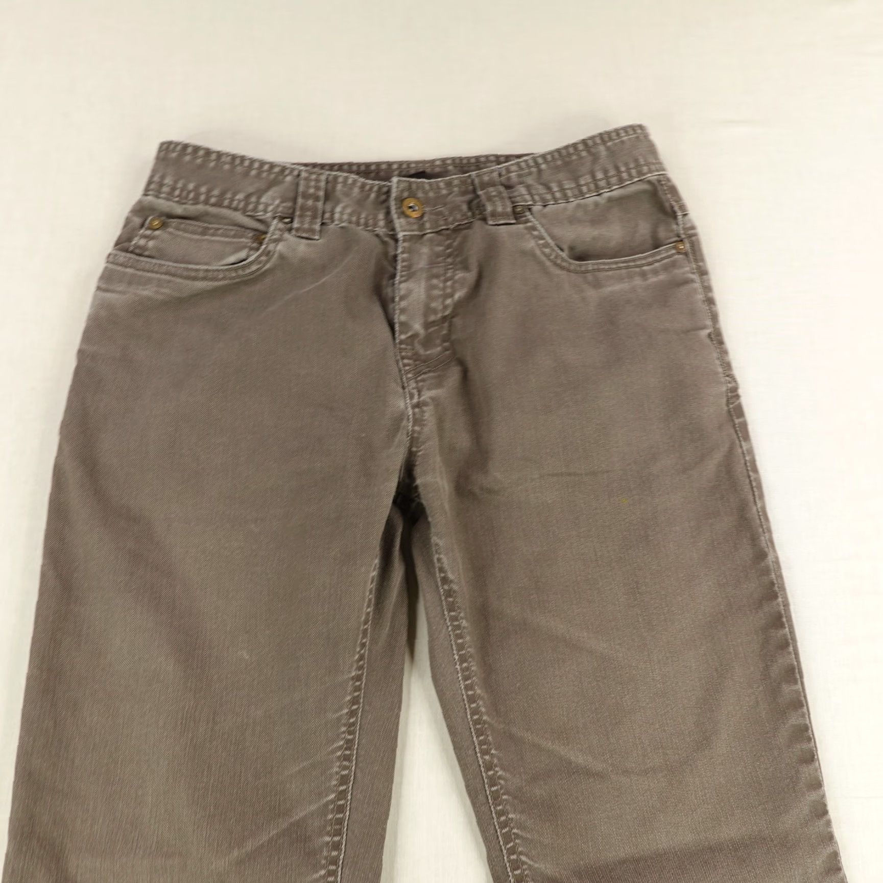 Prana Prana Jeans Adult 30x32 Brown Denim Slim Straight Cotton Blend Mens Size US 31 - 2 Thumbnail
