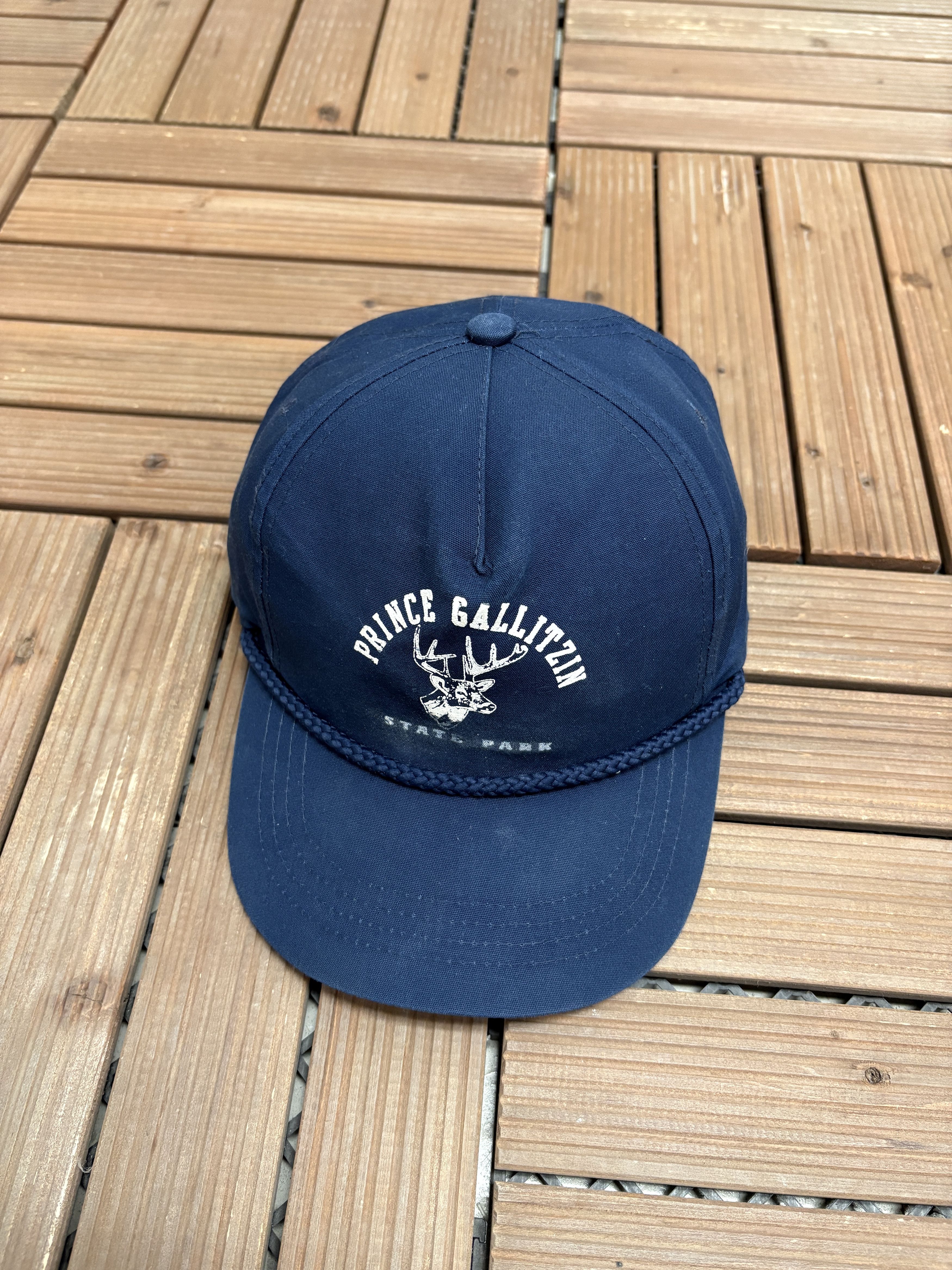 Vintage Prince Gallitzin State Park Vintage Blue Snap Back Hat Cap Size ONE SIZE - 1 Thumbnail