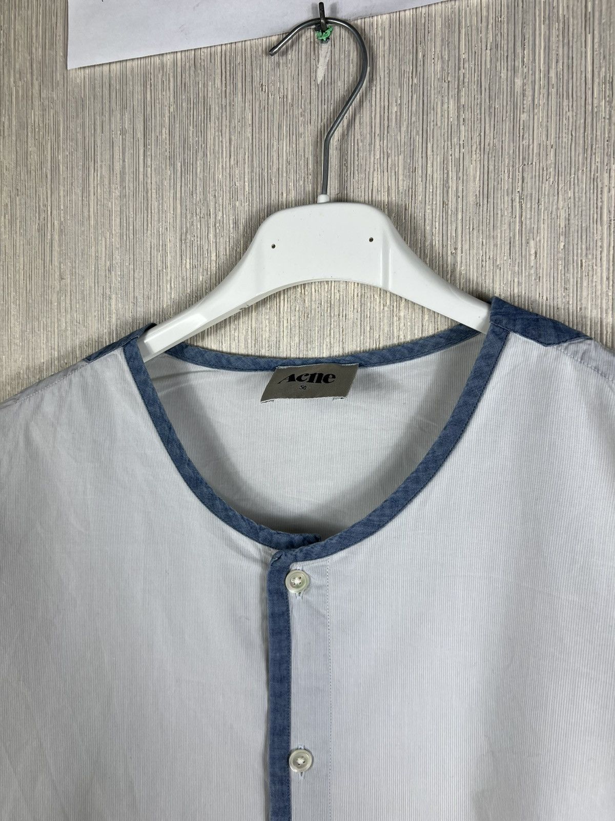 Acne Studios Archive Acne Studios soho stand-up collar shirt casual basic Size US M / EU 48-50 / 2 - 15 Thumbnail