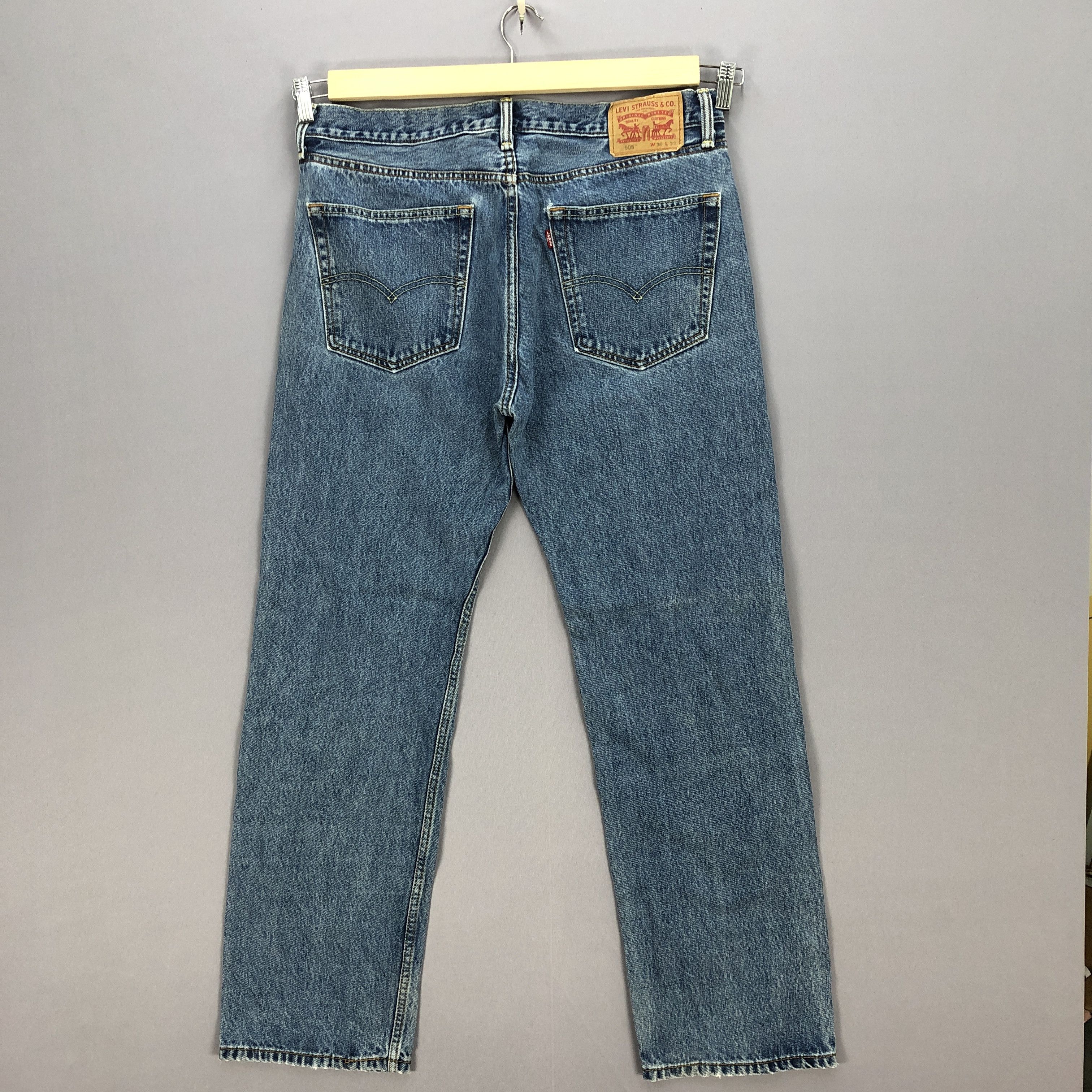 Levi's Vintage Y2K Levis 505 Jeans Levi's Stonewash Faded Denim Size US 36 / EU 52 - 2 Thumbnail