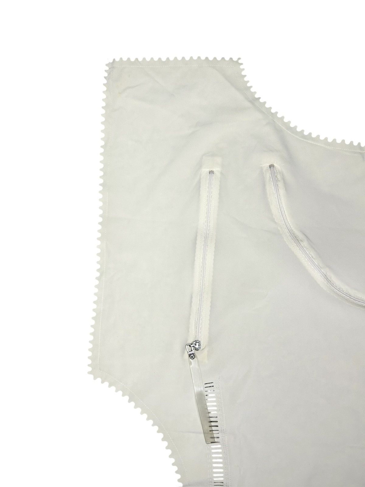 Issey Miyake S/S 00 Laser Cut Zip Top Size M / US 6-8 / IT 42-44 - 6 Thumbnail