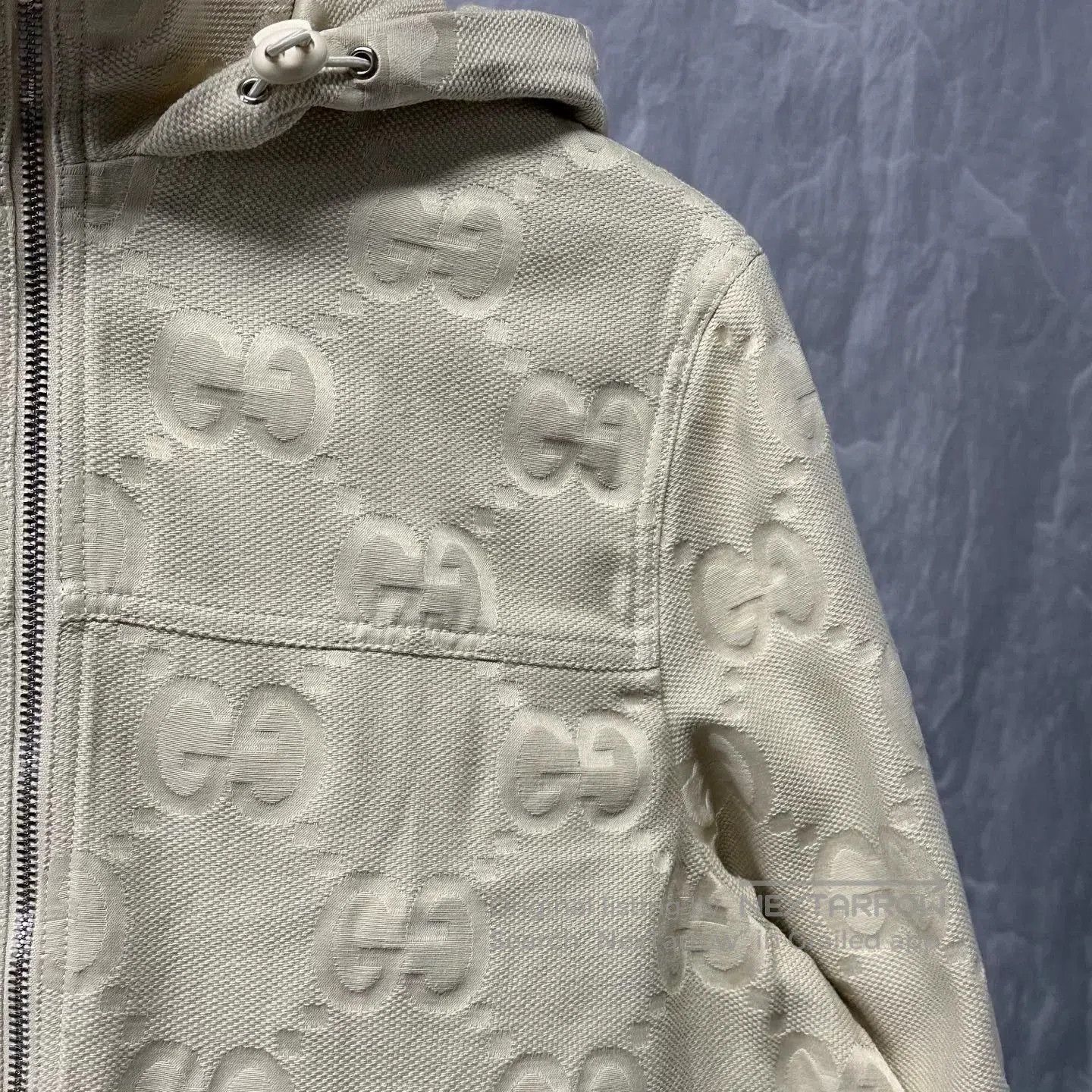Gucci gucci all-over double g hooded jacket. Size S / US 4 / IT 40 - 4 Thumbnail